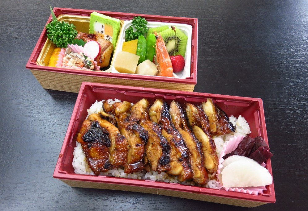 若鶏もも照り焼き折詰（２段）<br />【A６０】